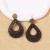  Bohemian style style retro wind Earring hollow geometry occidental style earring