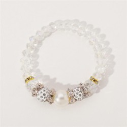  sweet lovely beads bracelet woman  Countryside leisure wind samll