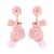 occidental style samll rabbit earring lovely girl ear stud Pearl rabbit retro earrings