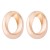 occidental style ear stud wind Metal exaggerating cirque earrings ear stud woman brief Earring temperament