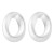 occidental style ear stud wind Metal exaggerating cirque earrings ear stud woman brief Earring temperament