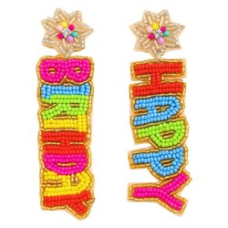 occidental style Alloy all-Purpose small fresh WordPPY IRDY earrings