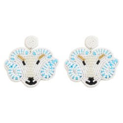 creativeins Alloy embed Pearl beads animal fashion earrings Earring