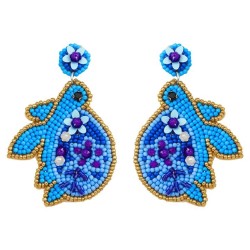 occidental style ins wind animal samll high Bohemia beads earring earrings