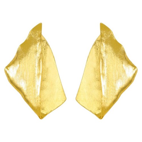  occidental style wind Metal textured personality earrings   fashion samll earrings