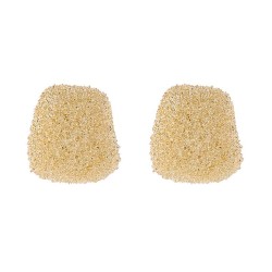 samll frosting Alloy silver earrings temperament all-Purpose brief Earring