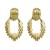 occidental style exaggerating trend Alloy silver earrings woman wind Metalearrings