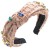 occidental style high quality Cloth fully-jewelled Headband woman multicolor fashion trend width Headband