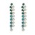 earrings occidental style fashion retro palace wind fully-jewelled Pearl earrings woman long style multila