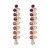 earrings occidental style fashion retro palace wind fully-jewelled Pearl earrings woman long style multila