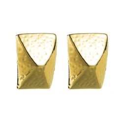 occidental style exaggerating personality pattern geometry square silver earri..
