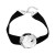 occidental style retro fashion chain Collar exaggerating Round medium gold embed Pearl earrings