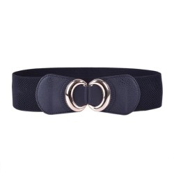  lady belt fashion brief elasticity samll Metal Double buckle ornament belt