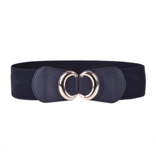  lady belt fashion brief elasticity samll Metal Double buckle ornament belt