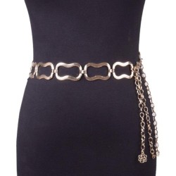  lady belt fashion brief pattern Metal buckle chain