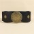 Metal buckle belt woman carving retro ornament overcoat Winter all-Purpose elasticity palace wind