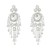 earrings earrings occidental style Earring woman Rhinestone flowers tassel claw chain style bride