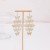 occidental style leaves hollow earrings  ethnic style multilayer geometry rhombus Round butterfly long style t