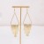 occidental style multilayer Round hollow earrings   Metal wind Round triangle long style tassel earring woman