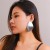 occidental style personality big surface exaggeratingearring  fashion Metal geometry ear stud