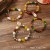 )occidental style fashion Bohemia lovely pendant multilayer beads bracelet women