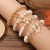 )occidental style fashion Bohemia lovely pendant multilayer beads bracelet women