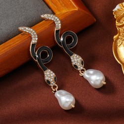 brief fashion enamel resin earrings woman wealthy Alloy asymmetry color earrin..