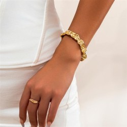 occidental style Metal Irregular bangle fashion samll opening woman