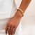 occidental style Metal Irregular bangle fashion samll opening woman