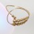 occidental style samll Metal wind pellet necklace personality Collar fashion all-Purpose temperament