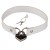 brief punk wind Peach heart love Collar chain belt clavicle necklace