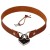 brief punk wind Peach heart love Collar chain belt clavicle necklace
