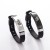 occidental style set QUEE I crown pattern personality lovers silica gel bracelet