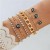  Bohemia personality eyes bracelet set  beads eyes multilayer bracelet