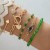  Bohemia personality eyes bracelet set  beads eyes multilayer bracelet