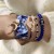  Bohemia personality eyes bracelet set  beads eyes multilayer bracelet