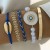  Bohemia personality eyes bracelet set  beads eyes multilayer bracelet