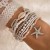   Bohemia wind Shells beads weave bracelet wind starfish beads
