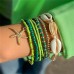  Bohemia wind Shells beads weave bracelet wind starfish beads