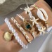   Bohemia wind Shells beads weave bracelet wind starfish beads