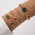  fashion samll diamond imitate gem bracelet set  personality snake love bracelet set woman