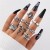 occidental style punk black butterfly skull hollow ring more personality trend set