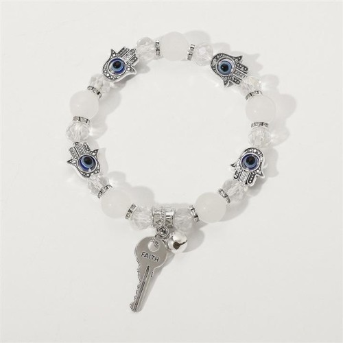 occidental style natural bracelet woman  exotic ethnic style key crystal woman