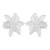 occidental style exaggerating temperament elegant big flowers woman earrings flowers earrings