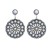  occidental style earrings woman Alloy imitate turquoise flowers earring Bohemia ethnic styleearrings
