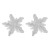 spring Alloy earrings occidental style Earring woman exaggerating Metal flowers ear stud
