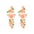 occidental style spring flowers earrings fashion high color enamel flowers earring Earring woman