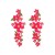 occidental style spring flowers earrings fashion high color enamel flowers earring Earring woman