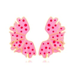 occidental style exaggerating enamel leaves earrings personality creative Leaf..