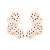 occidental style exaggerating enamel leaves earrings personality creative Leaf ear stud woman